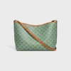 Bolso shopper blando en Triomphe Canvas y piel de becerro