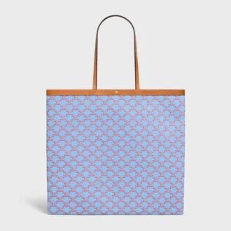 Bolso shopper grande y plano en Triomphe Canvas