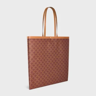 Bolso shopper grande y plano en Triomphe Canvas