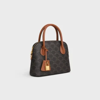 Bolso Teen Honorine en Triomphe Canvas y piel de becerro