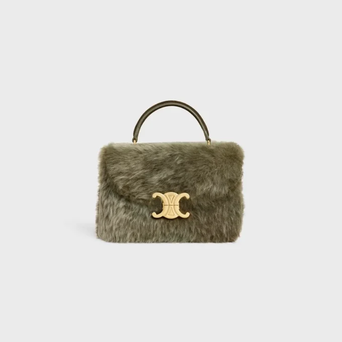 Bolso Teen Nino en piel de oveja y piel de becerro de ante