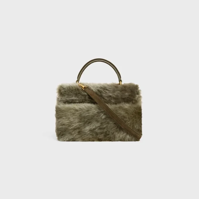Bolso Teen Nino en piel de oveja y piel de becerro de ante
