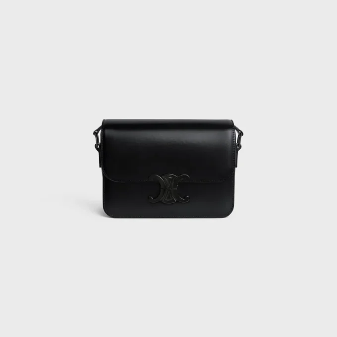 Bolso Teen Triomphe en piel de becerro brillante Bolso Teen Triomphe en piel de becerro brillante