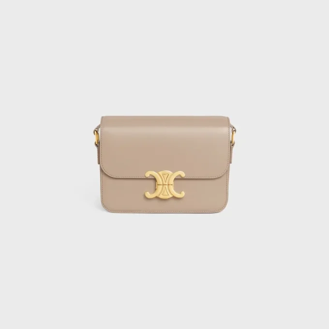Bolso Teen Triomphe en piel de becerro brillante Bolso Teen Triomphe en piel de becerro brillante