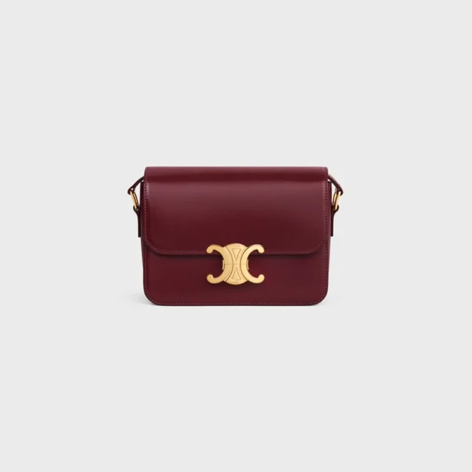 Bolso Teen Triomphe en piel de becerro brillante Bolso Teen Triomphe en piel de becerro brillante