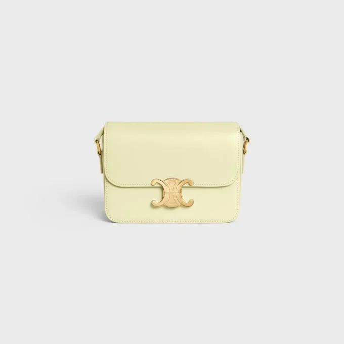 Bolso Teen Triomphe en piel de becerro brillante Bolso Teen Triomphe en piel de becerro brillante