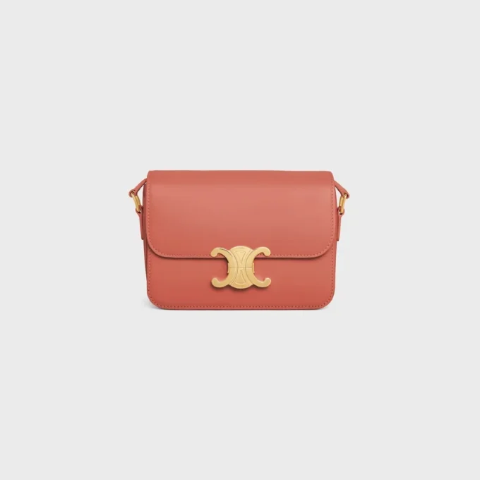 Bolso Teen Triomphe en piel de becerro brillante Bolso Teen Triomphe en piel de becerro brillante