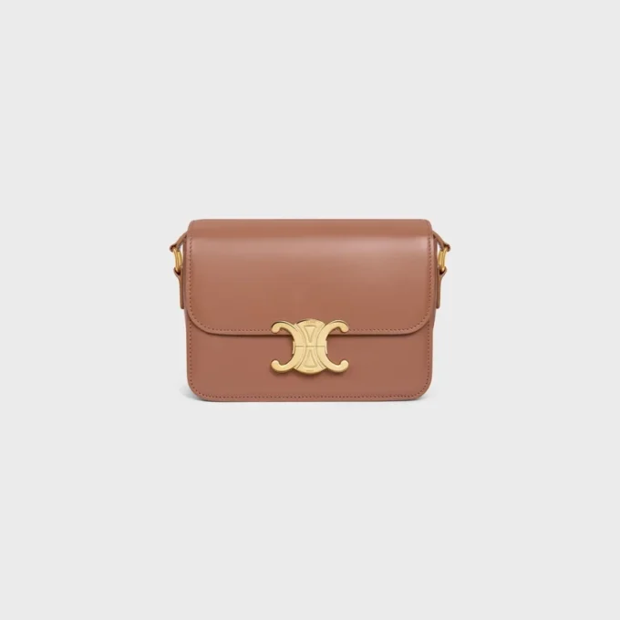 Bolso Teen Triomphe en piel de becerro brillante Bolso Teen Triomphe en piel de becerro brillante