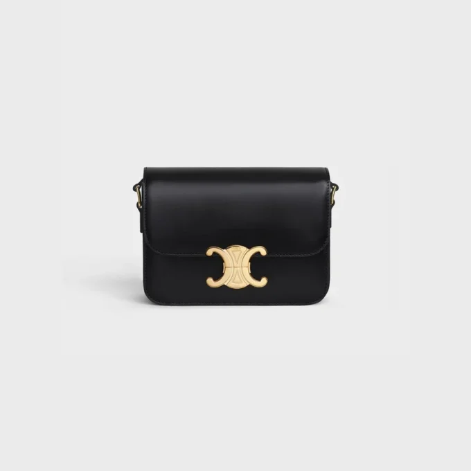 Bolso Teen Triomphe en piel de becerro brillante Bolso Teen Triomphe en piel de becerro brillante