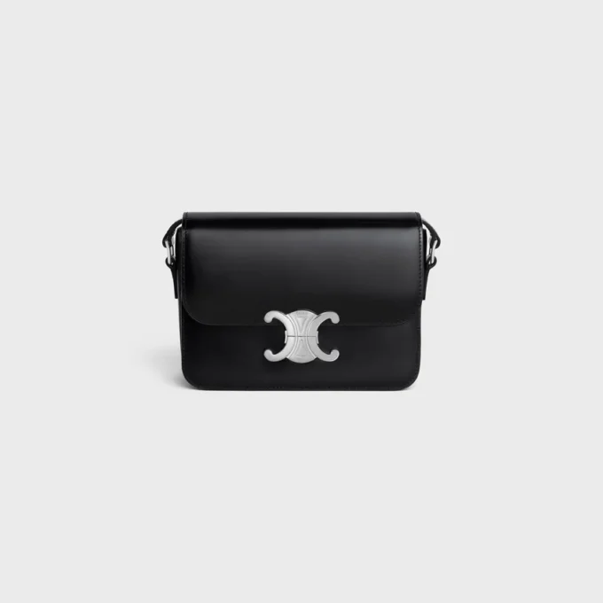 Bolso Teen Triomphe en piel de becerro brillante Bolso Teen Triomphe en piel de becerro brillante