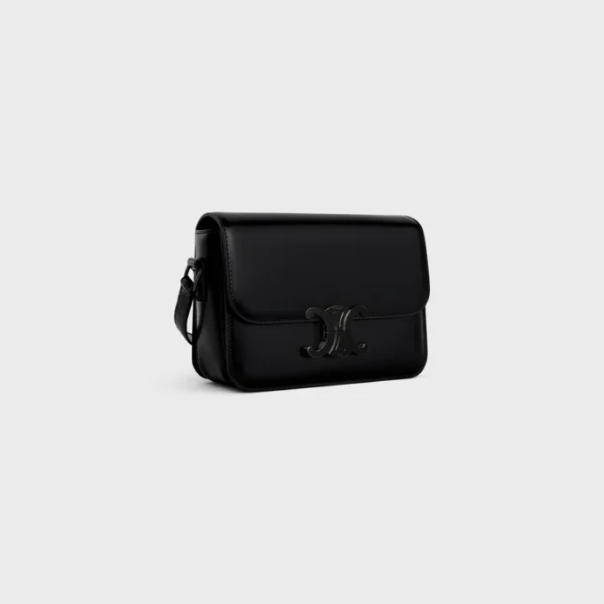Bolso Teen Triomphe en piel de becerro brillante Bolso Teen Triomphe en piel de becerro brillante
