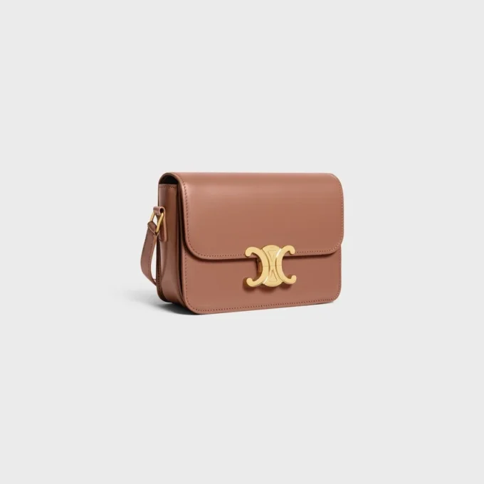 Bolso Teen Triomphe en piel de becerro brillante Bolso Teen Triomphe en piel de becerro brillante