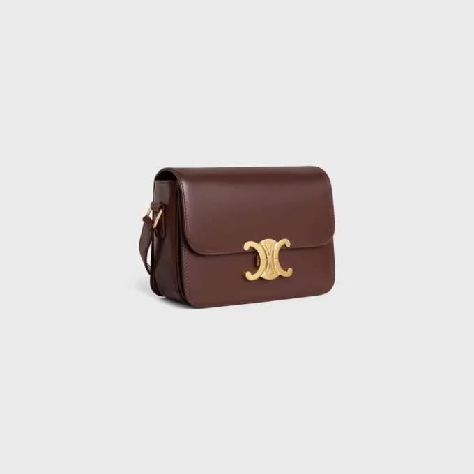 Bolso Teen Triomphe en piel de becerro brillante Bolso Teen Triomphe en piel de becerro brillante