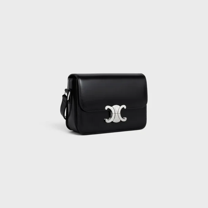 Bolso Teen Triomphe en piel de becerro brillante Bolso Teen Triomphe en piel de becerro brillante