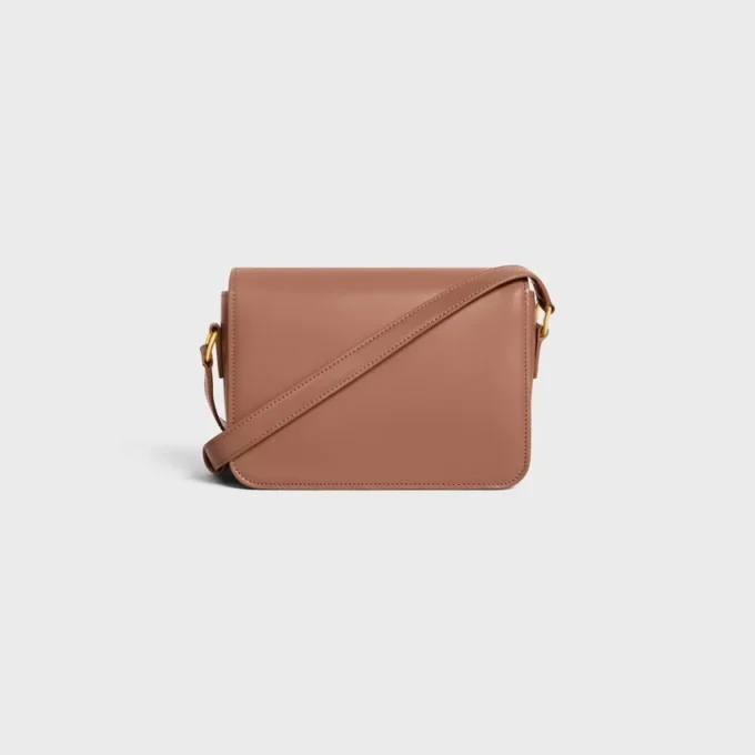 Bolso Teen Triomphe en piel de becerro brillante Bolso Teen Triomphe en piel de becerro brillante