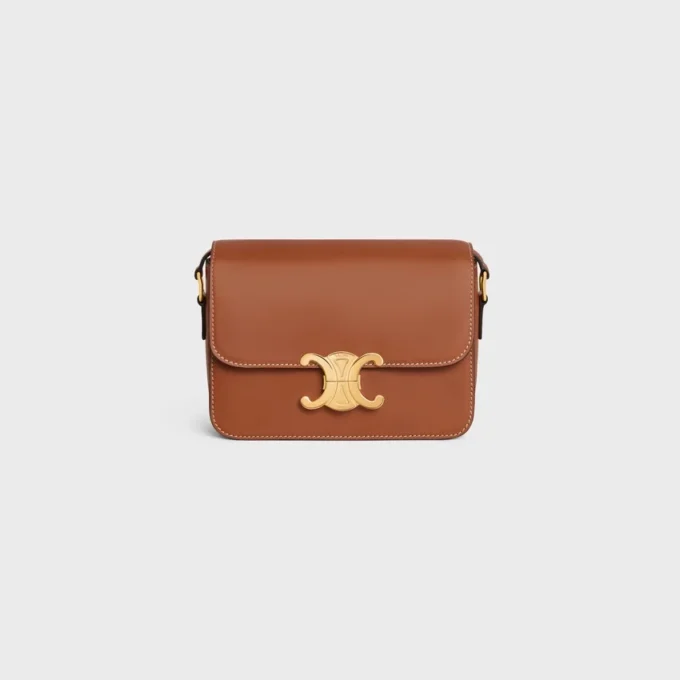 Bolso Teen Triomphe en piel de becerro natural Bolso Teen Triomphe en piel de becerro natural