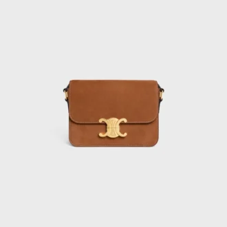 Bolso Teen Triomphe en piel de becerro nobuck