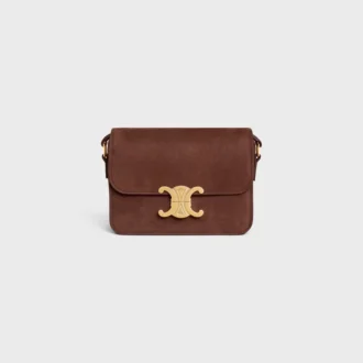 Bolso Teen Triomphe en piel de becerro nobuk granulada
