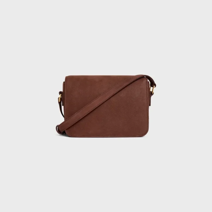 Bolso Teen Triomphe en piel de becerro nobuk granulada Bolso Teen Triomphe en piel de becerro nobuk granulada