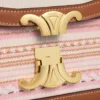 Bolso Teen Triomphe en tejido a rayas y piel de becerro Bolso Teen Triomphe en tejido a rayas y piel de becerro