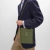 Bolso tipo bandolera en piel de cordero lisa Bolso tipo bandolera en piel de cordero lisa