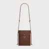 Bolso tipo bandolera en piel de cordero lisa Bolso tipo bandolera en piel de cordero lisa