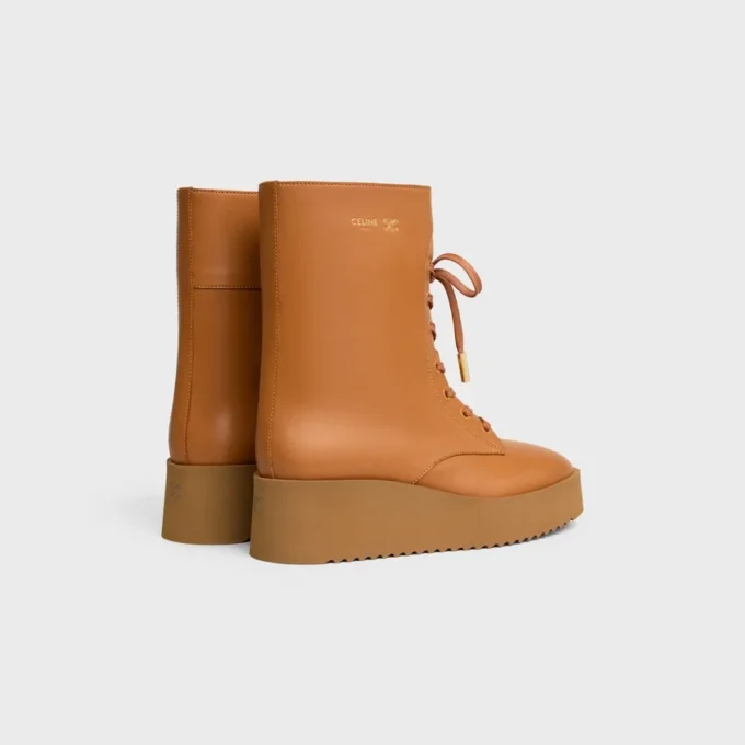 Botas con cordones Austin en piel de becerro brillante Botas con cordones Austin en piel de becerro brillante