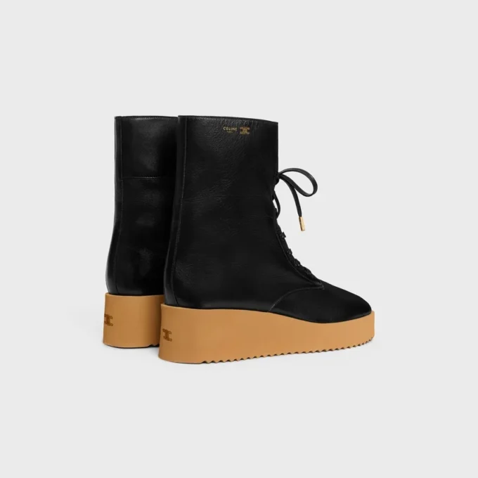 Botas con cordones Austin en piel de becerro brillante Botas con cordones Austin en piel de becerro brillante