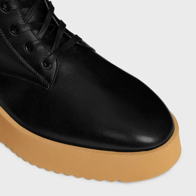 Botas con cordones Austin en piel de becerro brillante Botas con cordones Austin en piel de becerro brillante