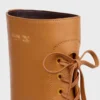 Botas con cordones Austin en piel de becerro brillante Botas con cordones Austin en piel de becerro brillante