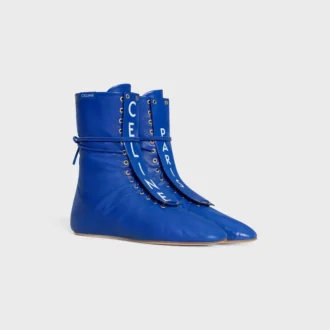 Botas de cordones de caña alta «Ballet» en piel de cordero