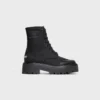 Botas gruesas con cordones de CELINE en nailon y piel de toro brillante