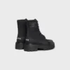 Botas gruesas con cordones de CELINE en nailon y piel de toro brillante