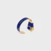 Brazalete anudado CELINE Ribbon en esmalte y latón con acabado dorado