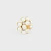 Broche Les Perles CELINE con strass, perlas de resina, latón con acabado dorado y acero Broche Les Perles CELINE con strass, perlas de resina, latón con acabado dorado y acero