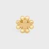 Broche Les Perles CELINE con strass, perlas de resina, latón con acabado dorado y acero Broche Les Perles CELINE con strass, perlas de resina, latón con acabado dorado y acero
