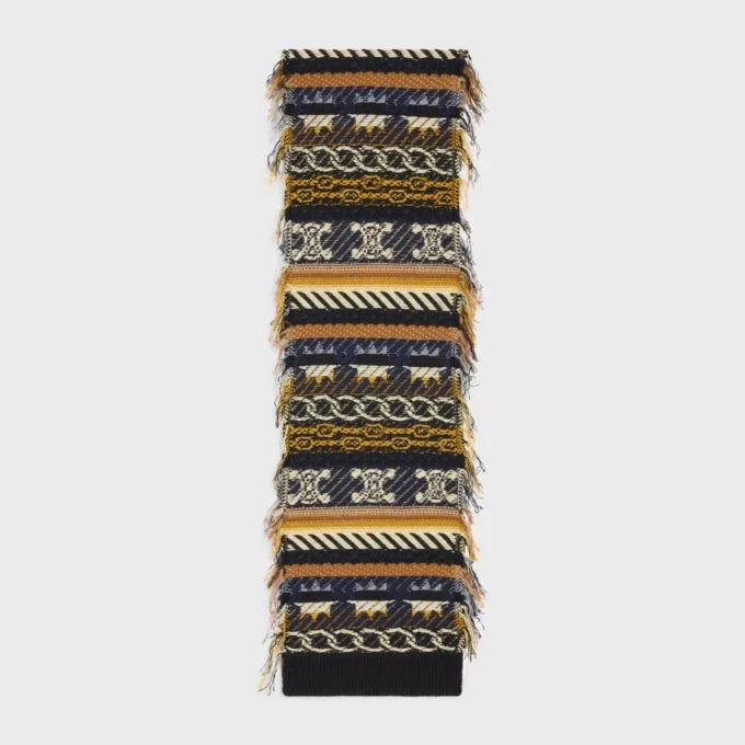 Bufanda de cachemira jacquard Bufanda de cachemira jacquard