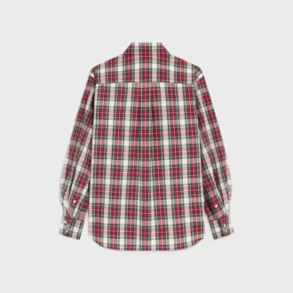 Camisa de algodón a cuadros