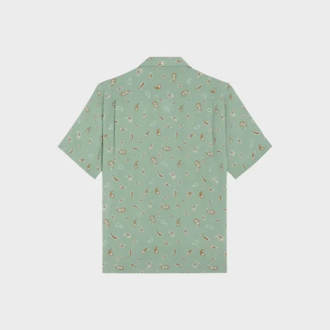 Camisa de bolos con estampado de cachemira Viscosa