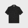 Camisa de bolos en viscosa con estampado Micro Triomphe