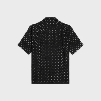 Camisa de bolos en viscosa con estampado Micro Triomphe