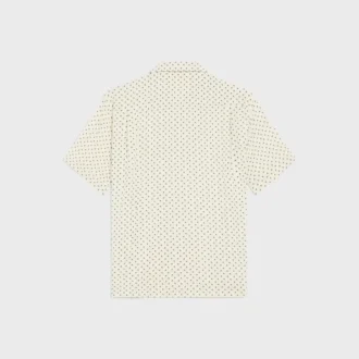 Camisa de bolos en viscosa con estampado Micro Triomphe