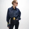 Camisa de denim Camisa de denim