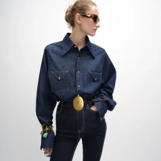 Camisa de denim