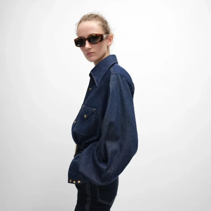 Camisa de denim Camisa de denim
