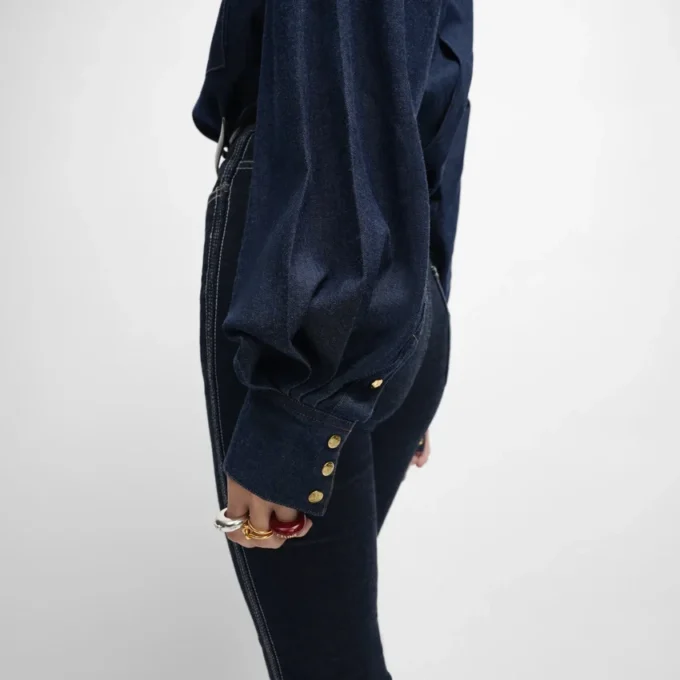 Camisa de denim Camisa de denim
