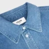 Camisa de denim de algodón Camisa de denim de algodón