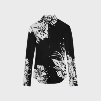 Camisa de jersey de seda