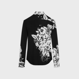 Camisa de jersey de seda