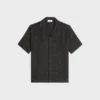 Camisa hawaiana de viscosa estampada